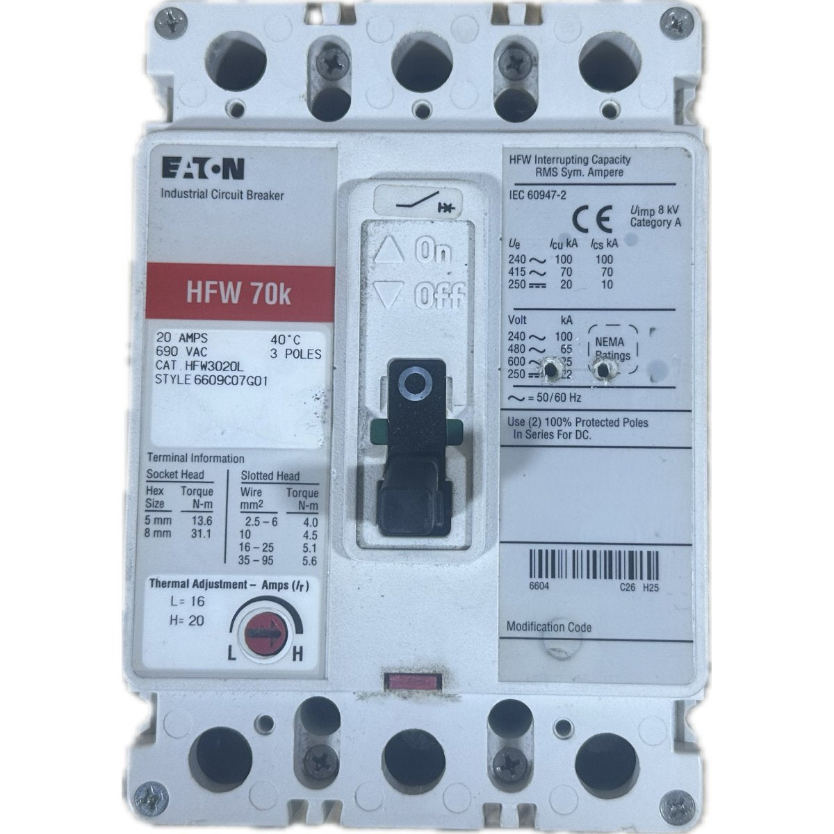 Eaton HFW3020L-3