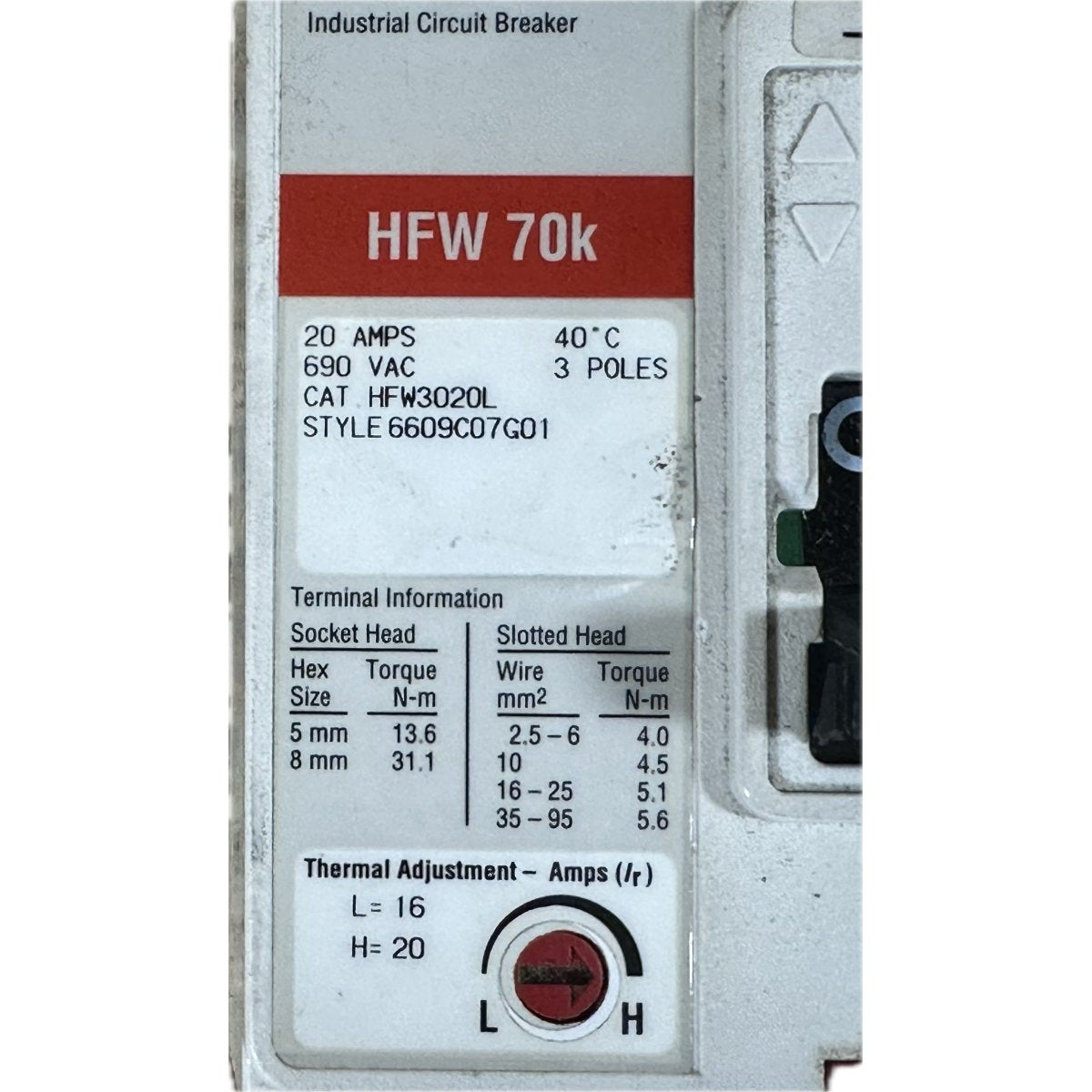 Eaton HFW3020L-4