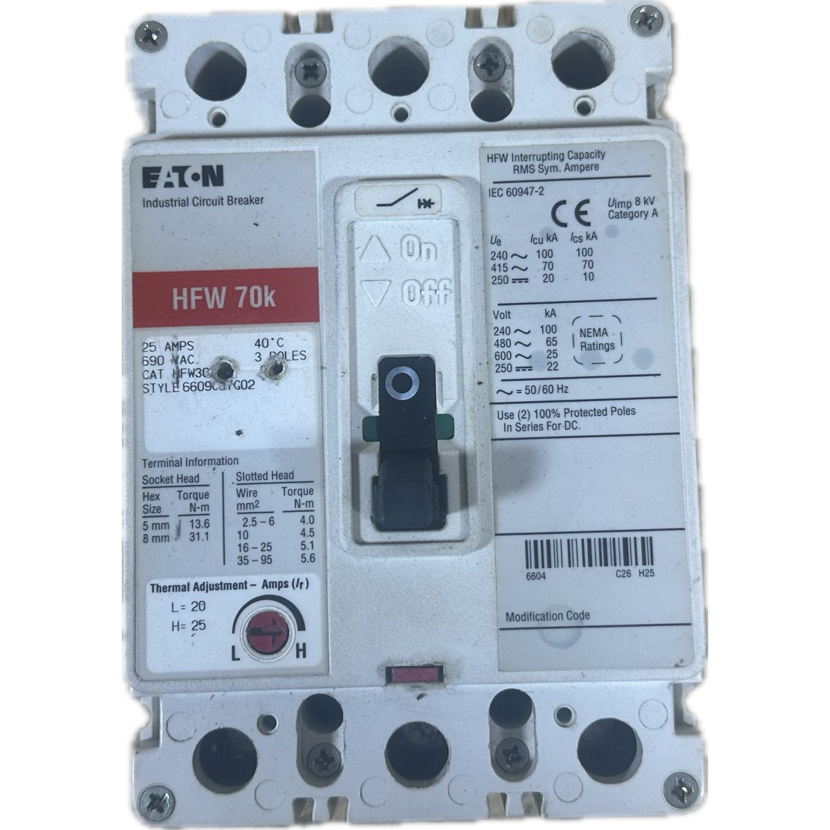 Eaton HFW3025L-3