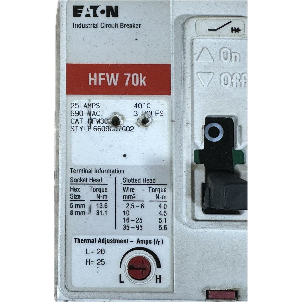 Eaton HFW3025L-4