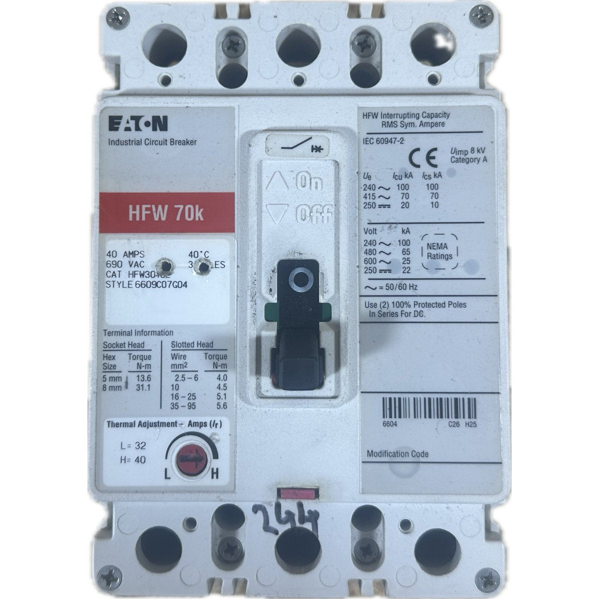 Eaton HFW3040L-3