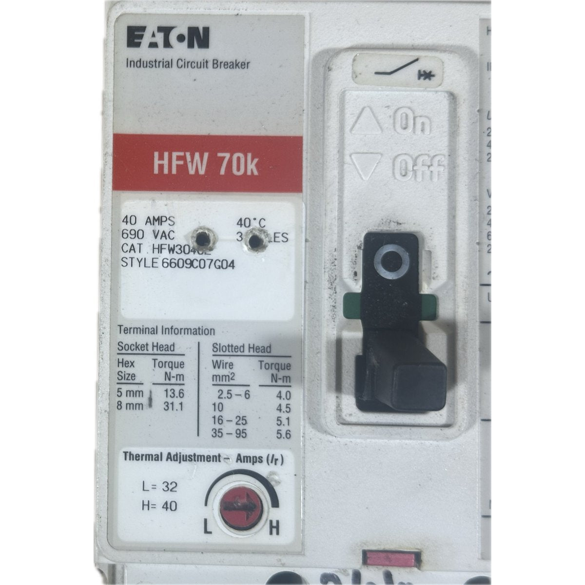 Eaton HFW3040L-4