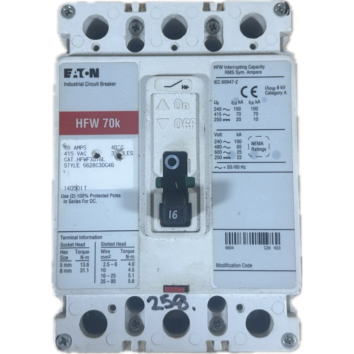 Eaton HFW3016L-3