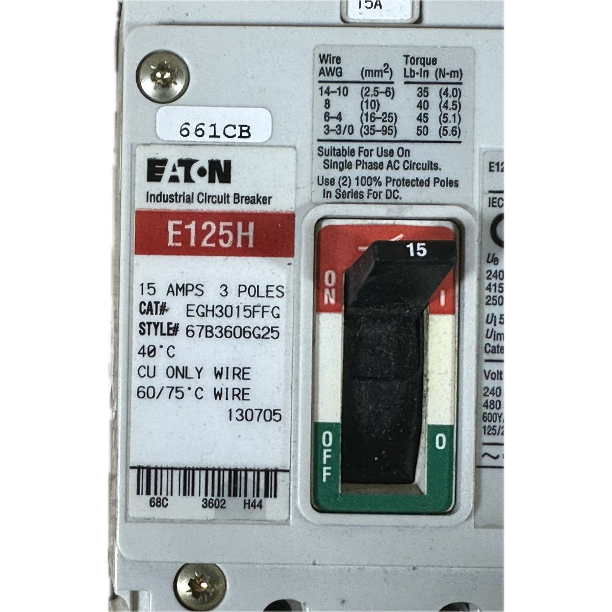 Eaton EGH3015FFG-3