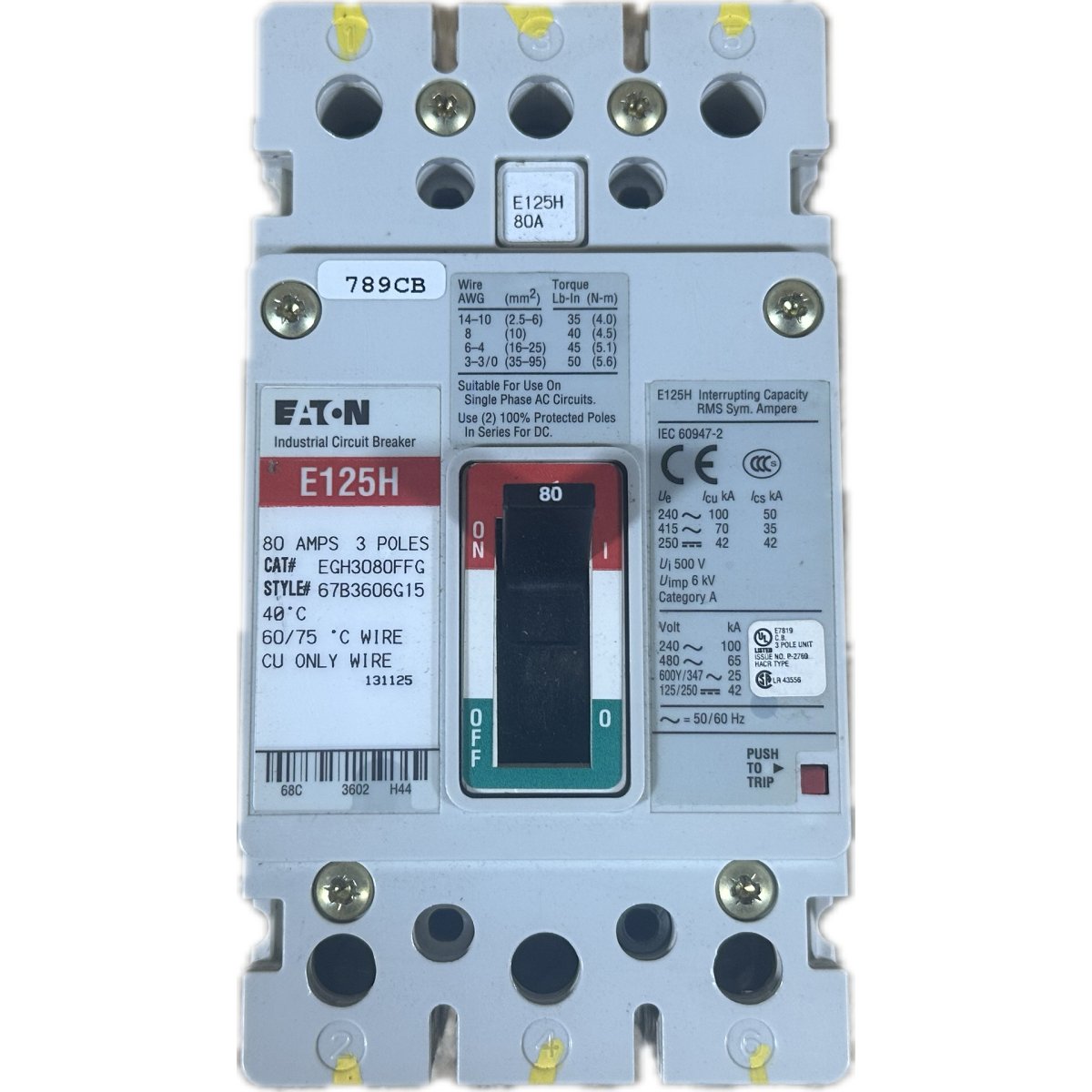 Eaton EGH3080FFG-3