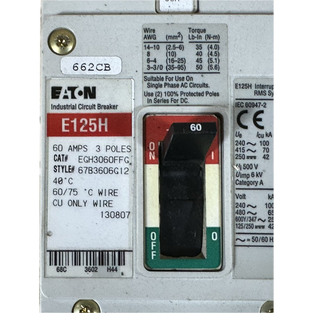 Eaton EGH3060FFG-4