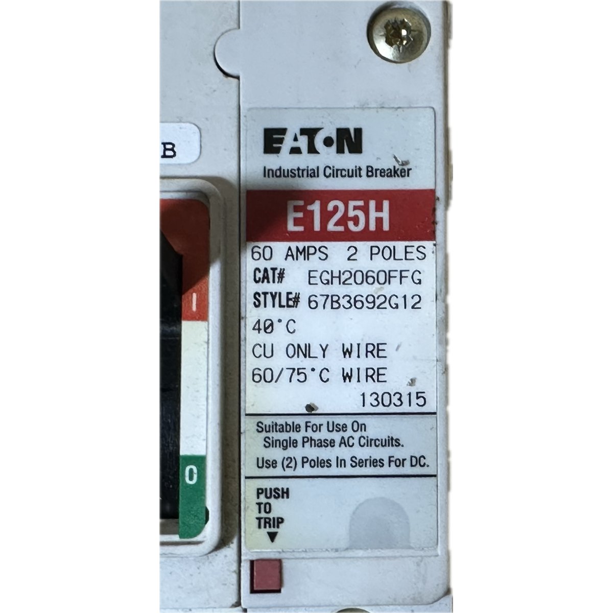 Eaton EGH2060FFG-4