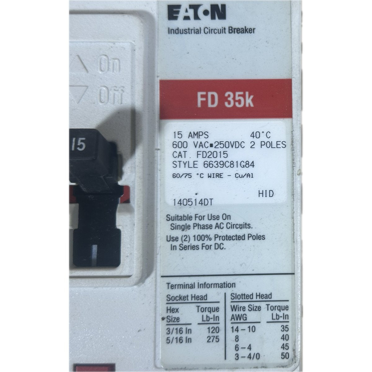 Eaton FD2015-4