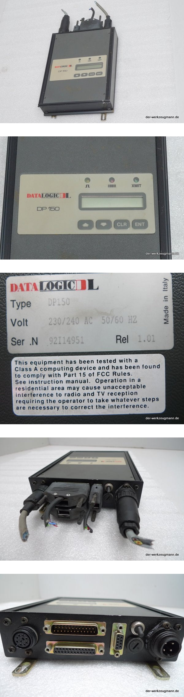 KU652 Datalogic DP 150 DP150 Barcode Decoder 230V Barcodescanner