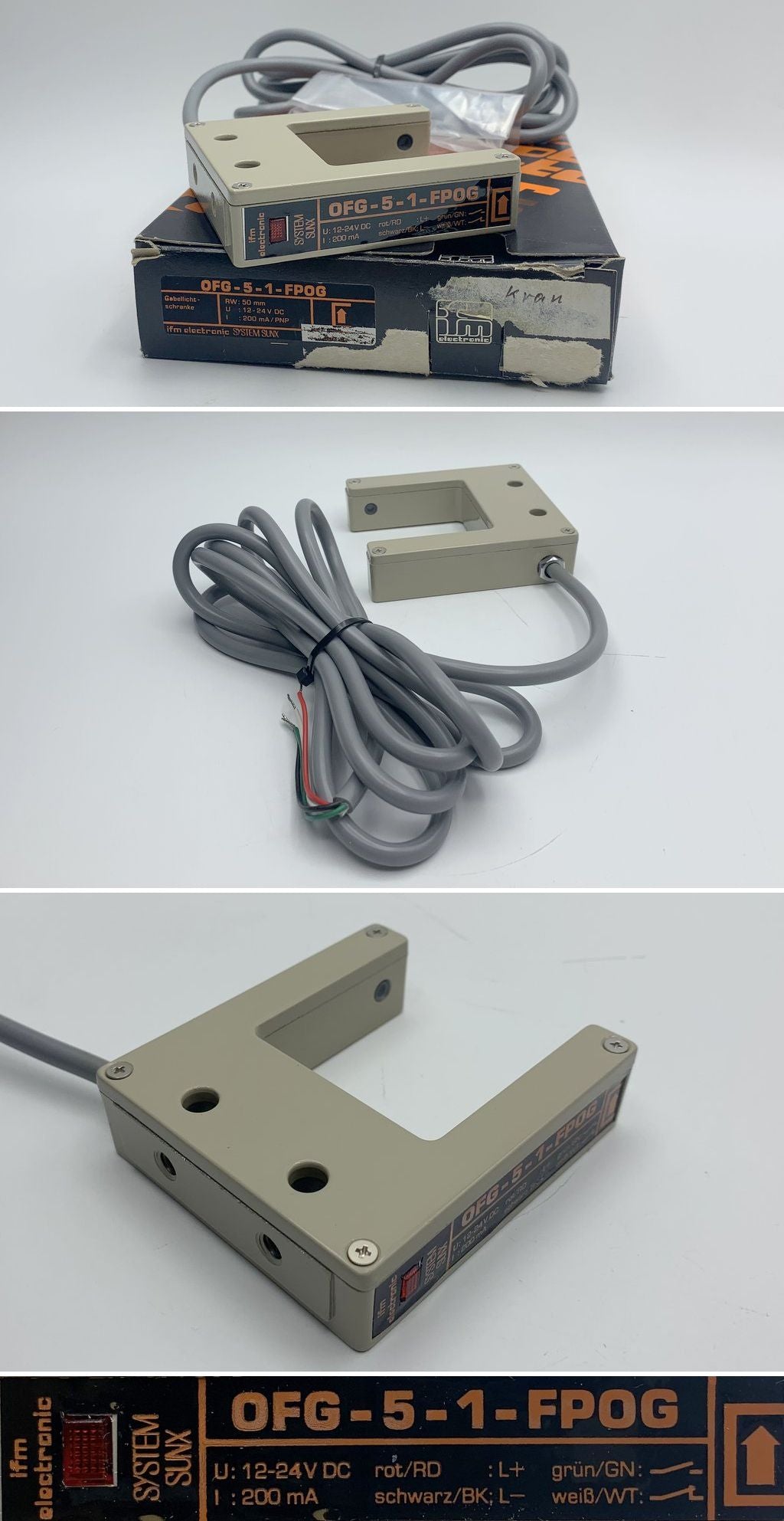 LK1054 Gabellichtschranke Ifm OFG-5-1-FPOG