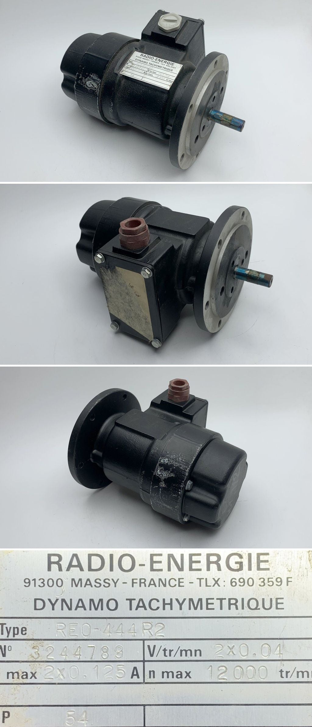 LK1278 Encoder Drehgeber Radio-Energie RE0-444R2 2x0.04 12000tr/mn 2x0.125A