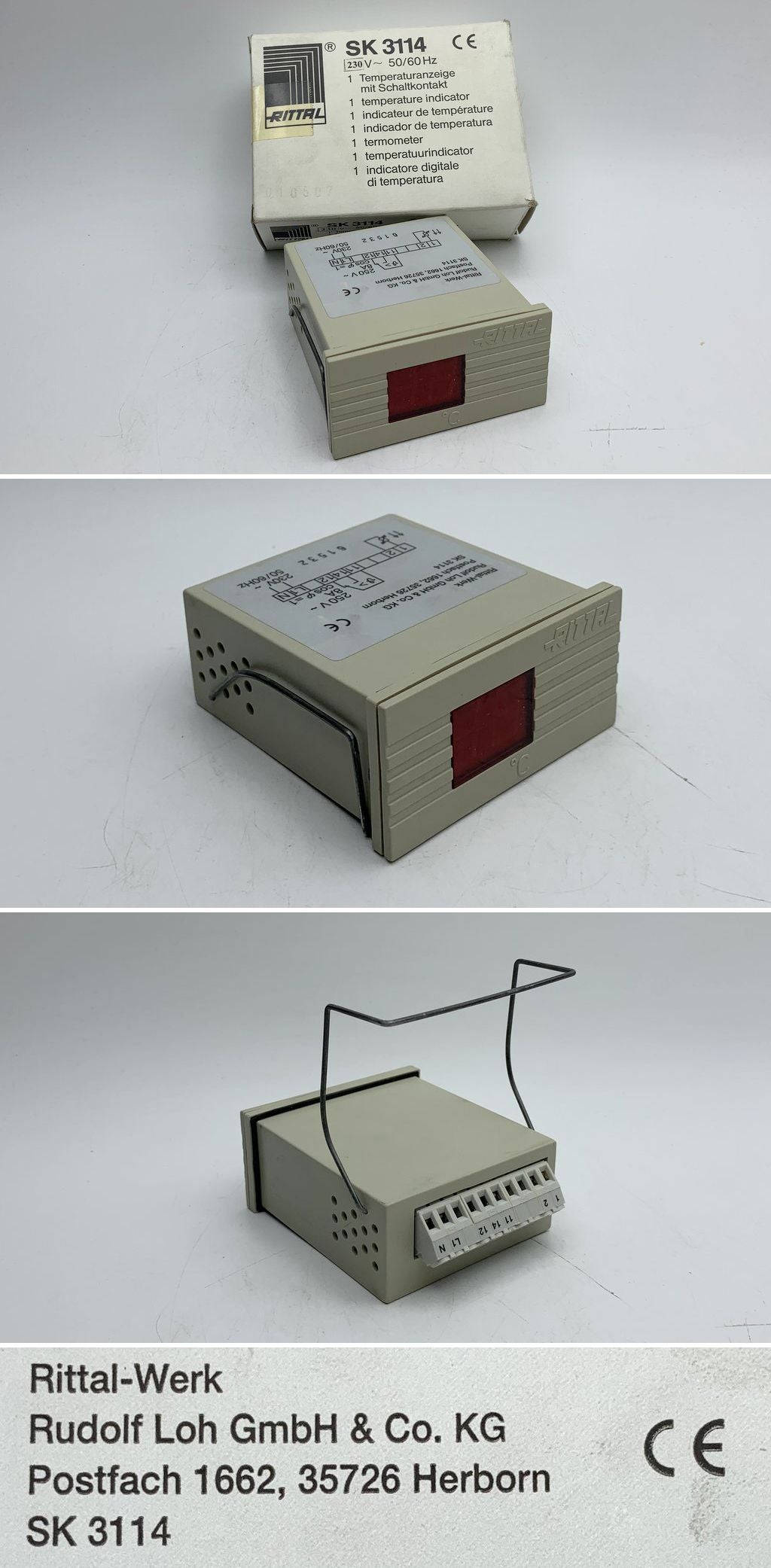 LK1306 Temperaturanzeige Rittal SK3114