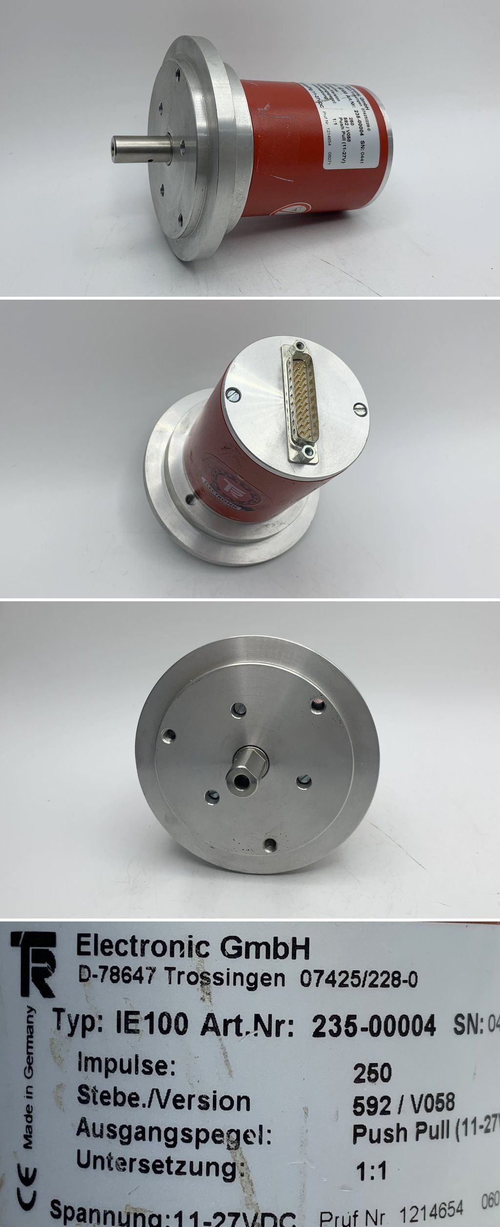 LK1321 Encoder Drehgeber TR Electronic IE100 12mm