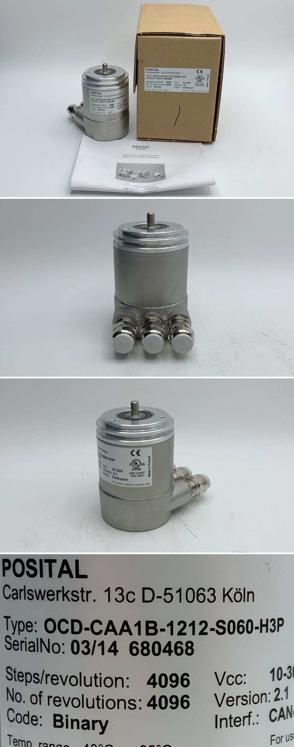 LK1383 Encoder Drehgeber Posital OCD-CAA1B-1212-S060-H3P