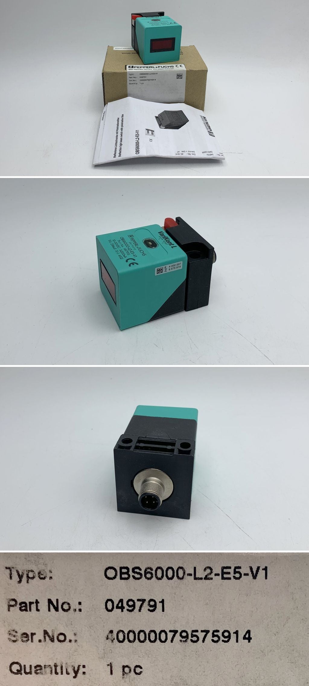 LK1429 Reflexionslichtschranke Pepperl Fuchs OBS6000-L2-E5-V1 049791