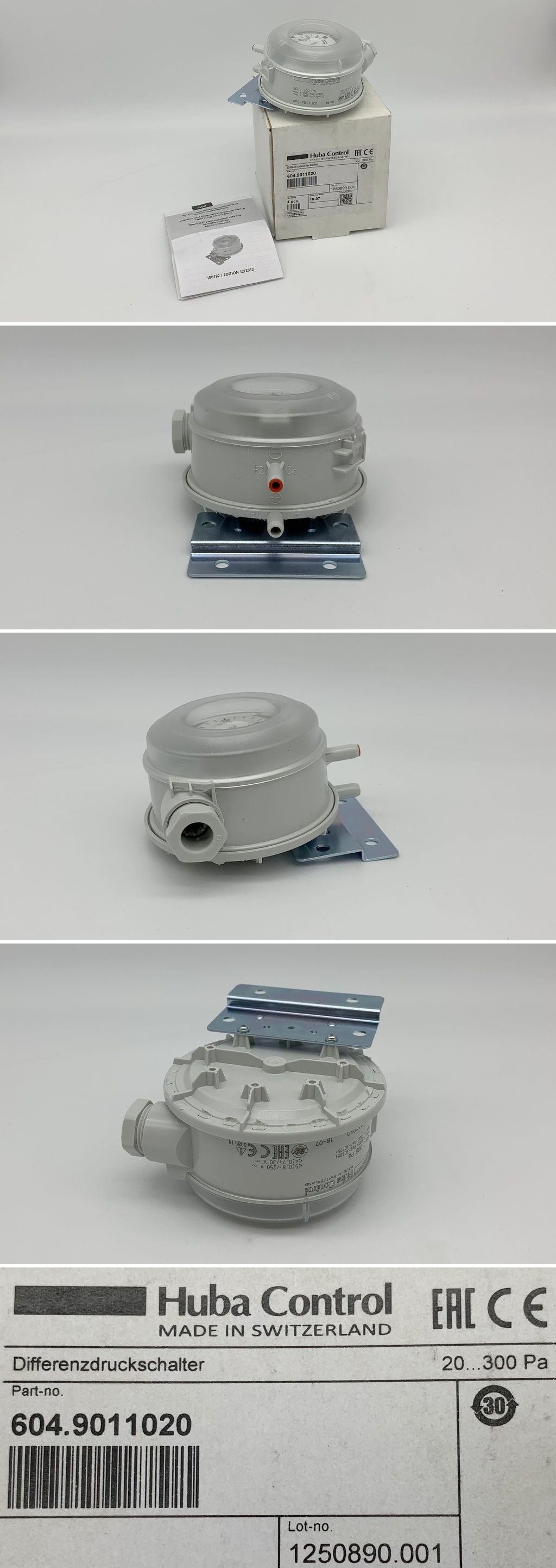LK1579 Differenzdruckwächter Huba 604.9011020 20-300 PA
