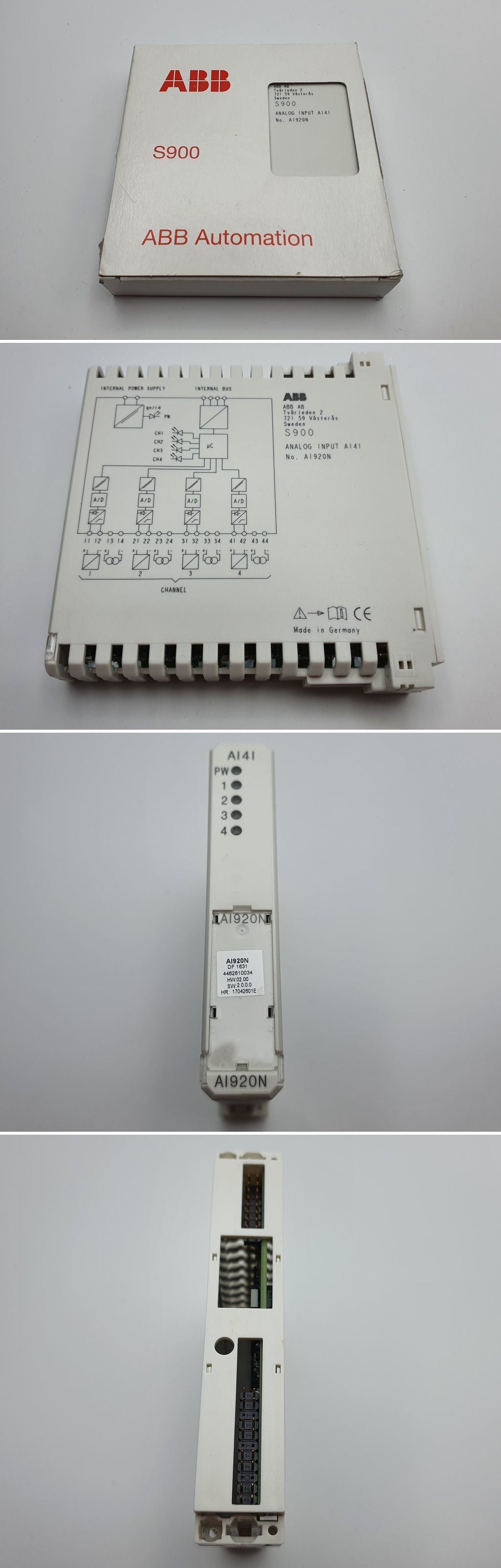 LK16 Analog Input AI4I ABB AI920N 3BDH000634R1_2