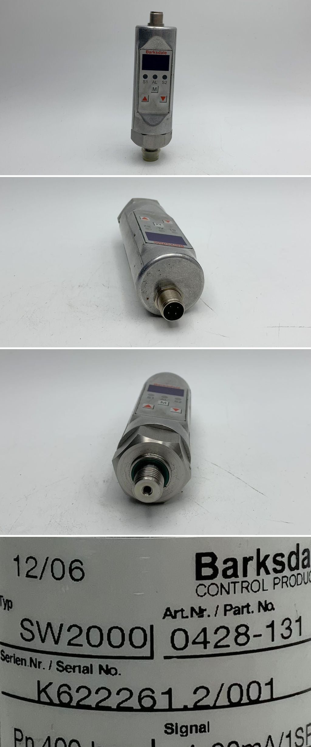 LK1607 Druckschalter Barksdale SW2000 0428-131	