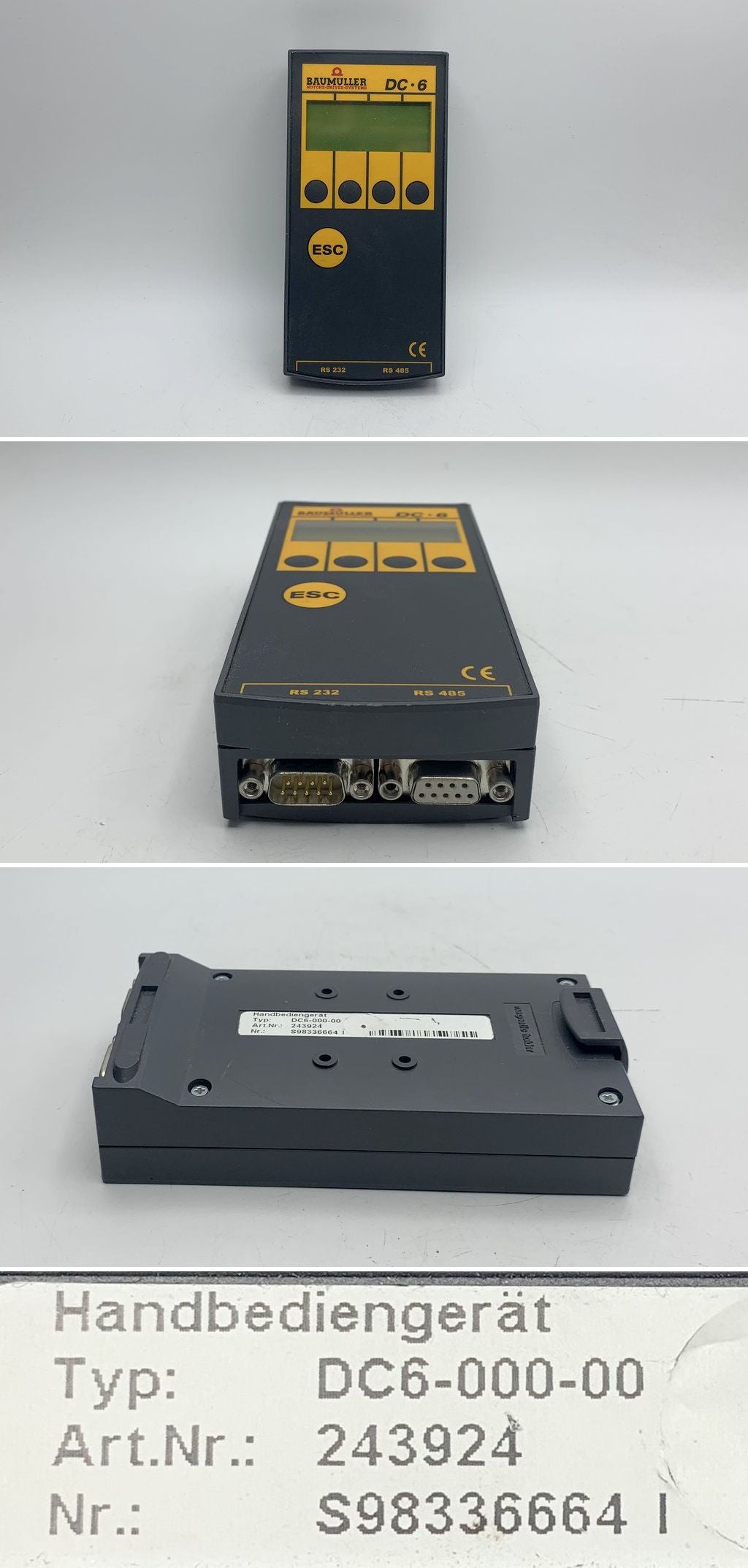 LK1613 Bedienpanel Baumüller DC6-000-00	