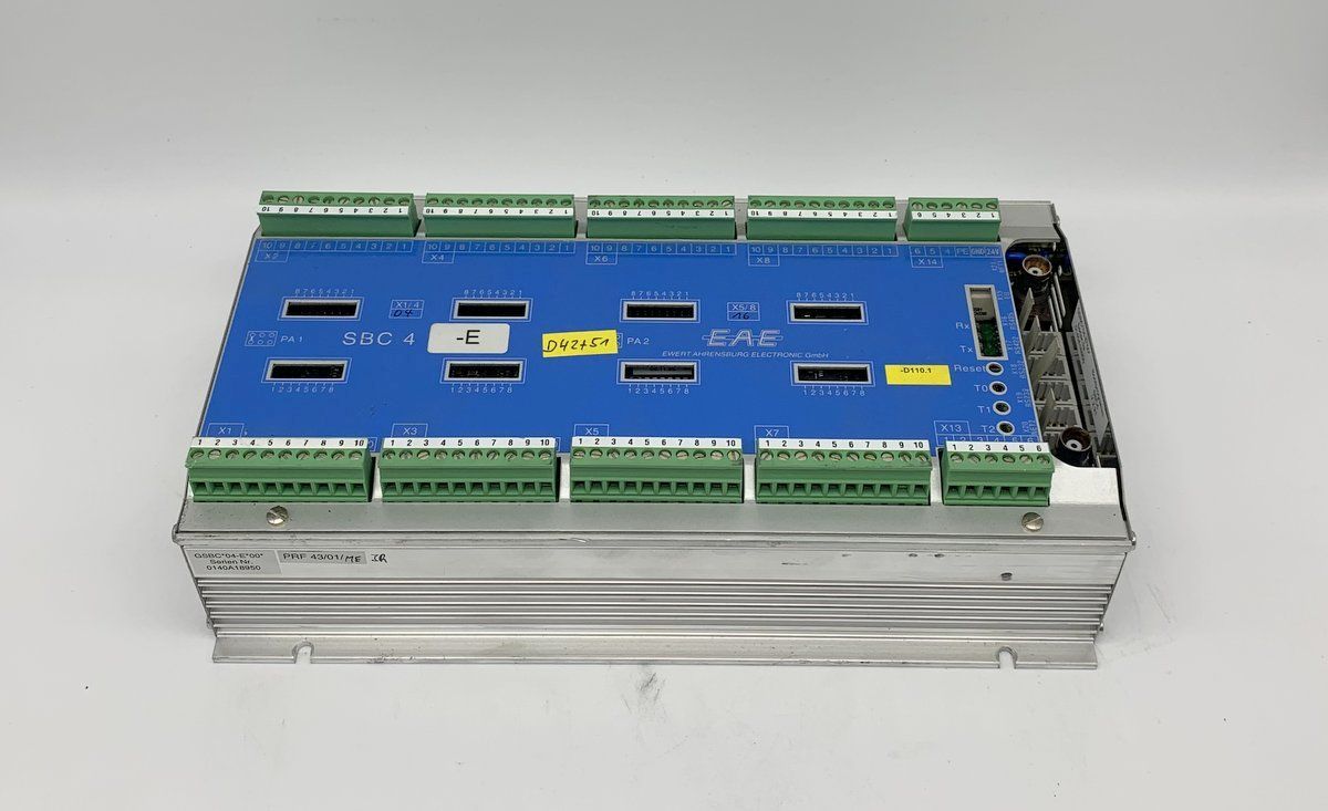 LK1663 Ewert Ahrensburg Electronic EAE SBC4 GSBC 04-E Version 2.21