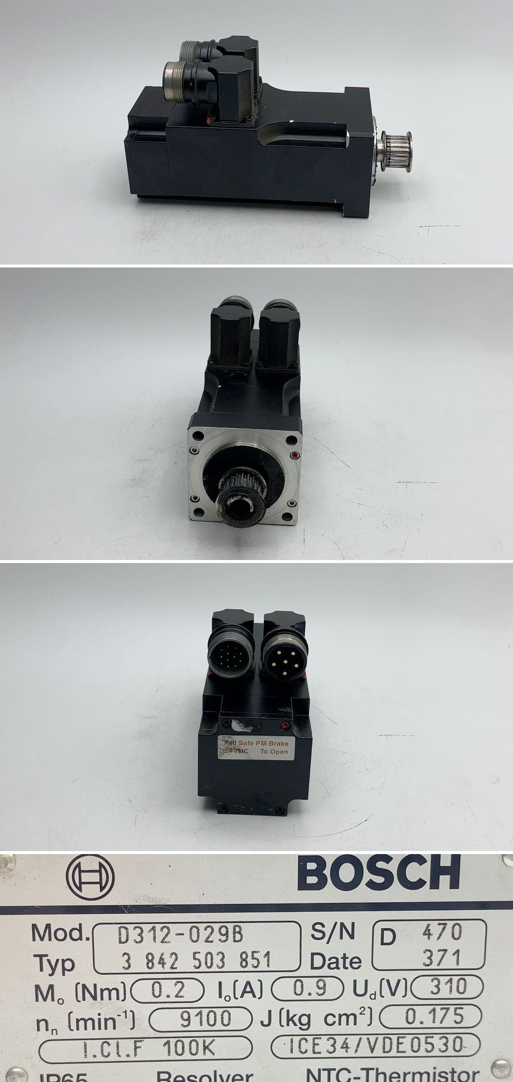 LK1740 Servomotor Elektromotor Bosch D312-029B 3842503851	