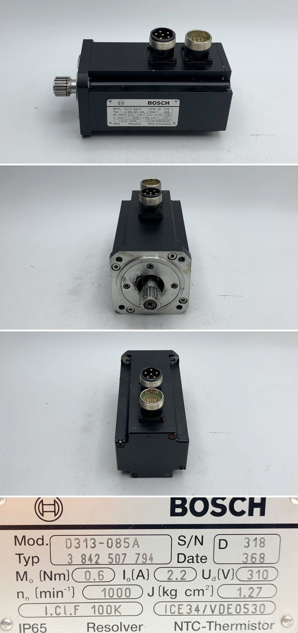 LK1741 Servomotor Elektromotor Bosch D313-085A 3842507794	