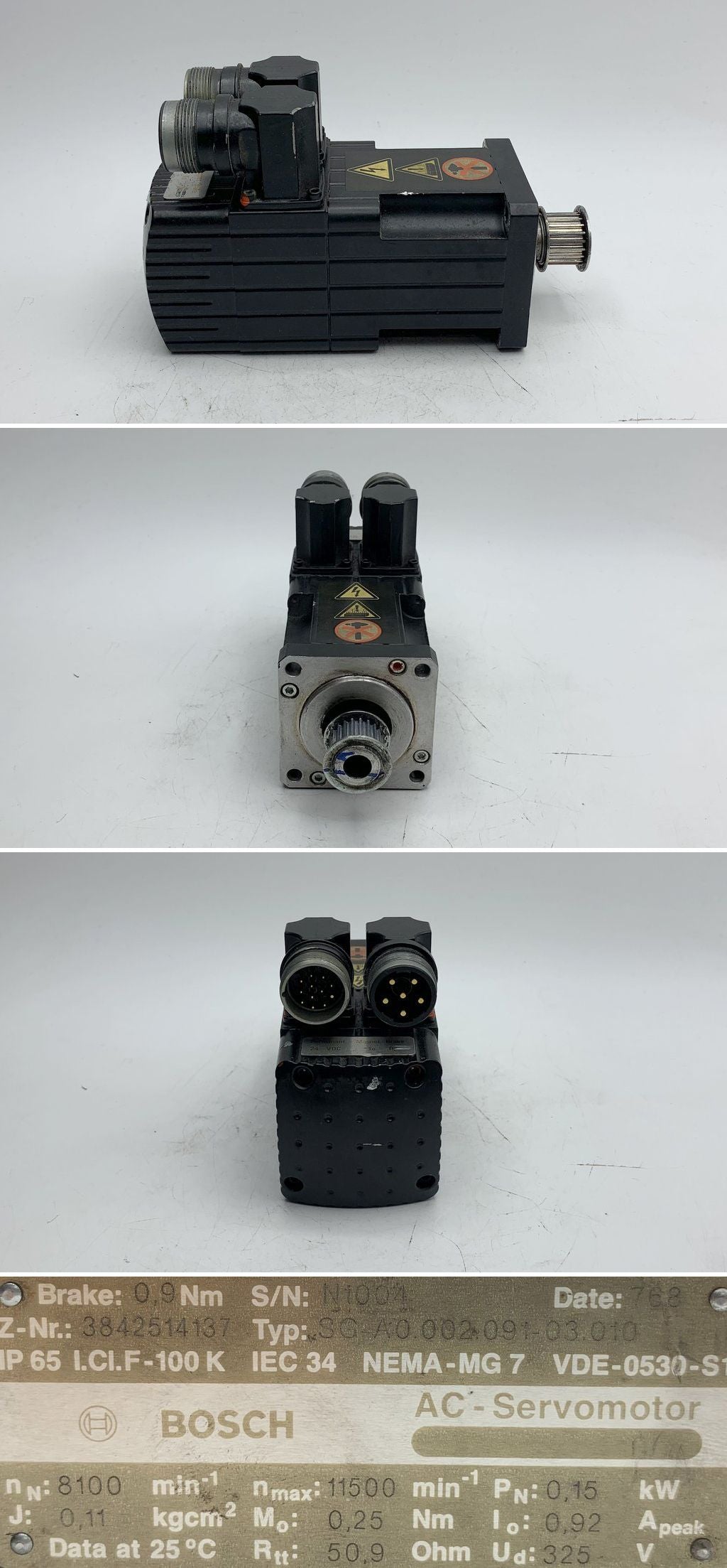 LK1744 Servomotor Elektromotor Bosch SG-A0.002.091-03.010 3842514137	