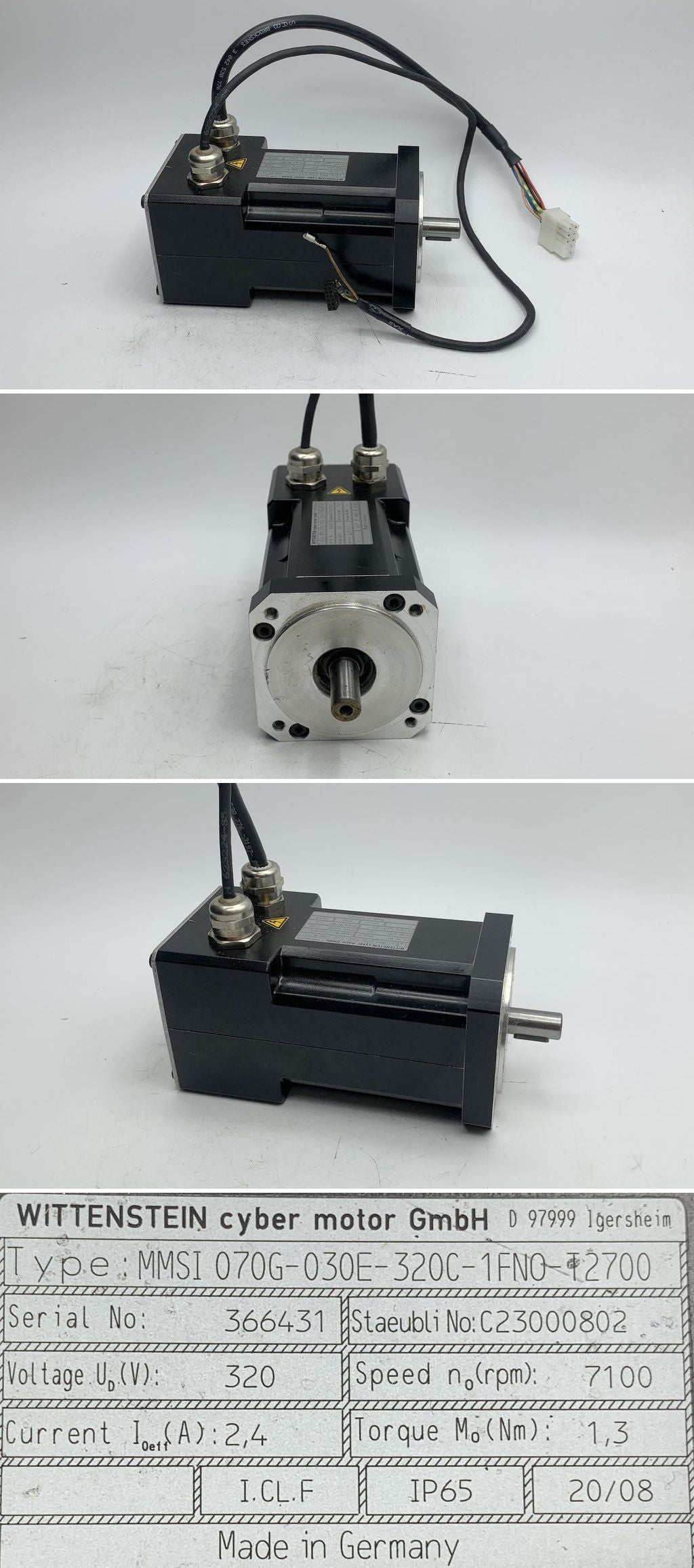 LK1747 Servomotor Elektromotor Wittenstein MSSI 070G-030E-320C-1FN0-T2700	