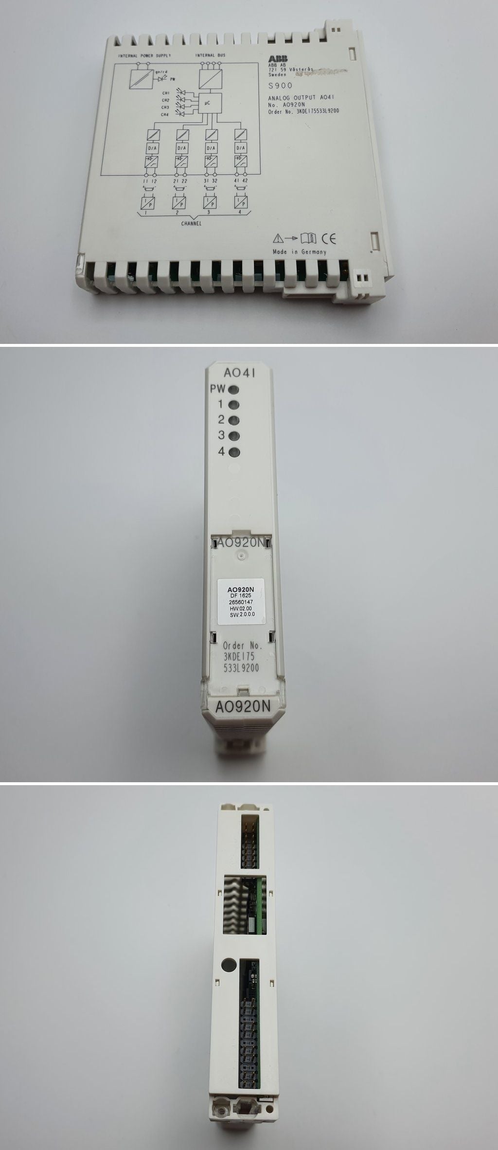 LK18 Analog Output AO4I ABB AO920N 3KDE175533L9200_2