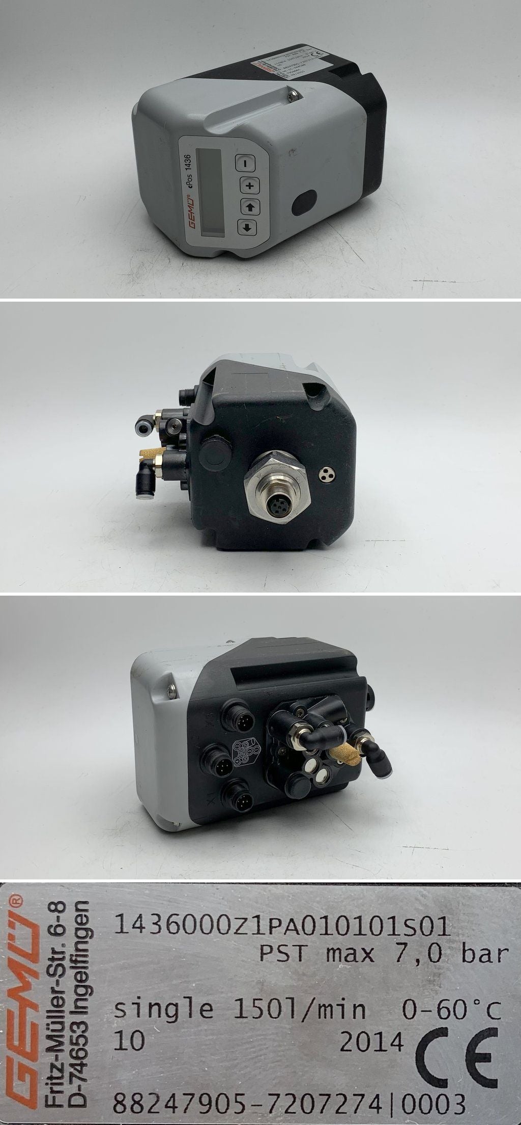 .LK1821 Prozessregler Gemü 1436000Z1PA010101S01 88247905 150l/min	