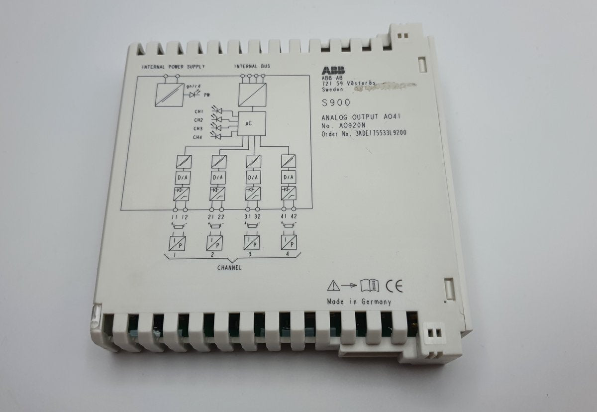 LK18 Analog Output AO4I ABB AO920N 3KDE175533L9200