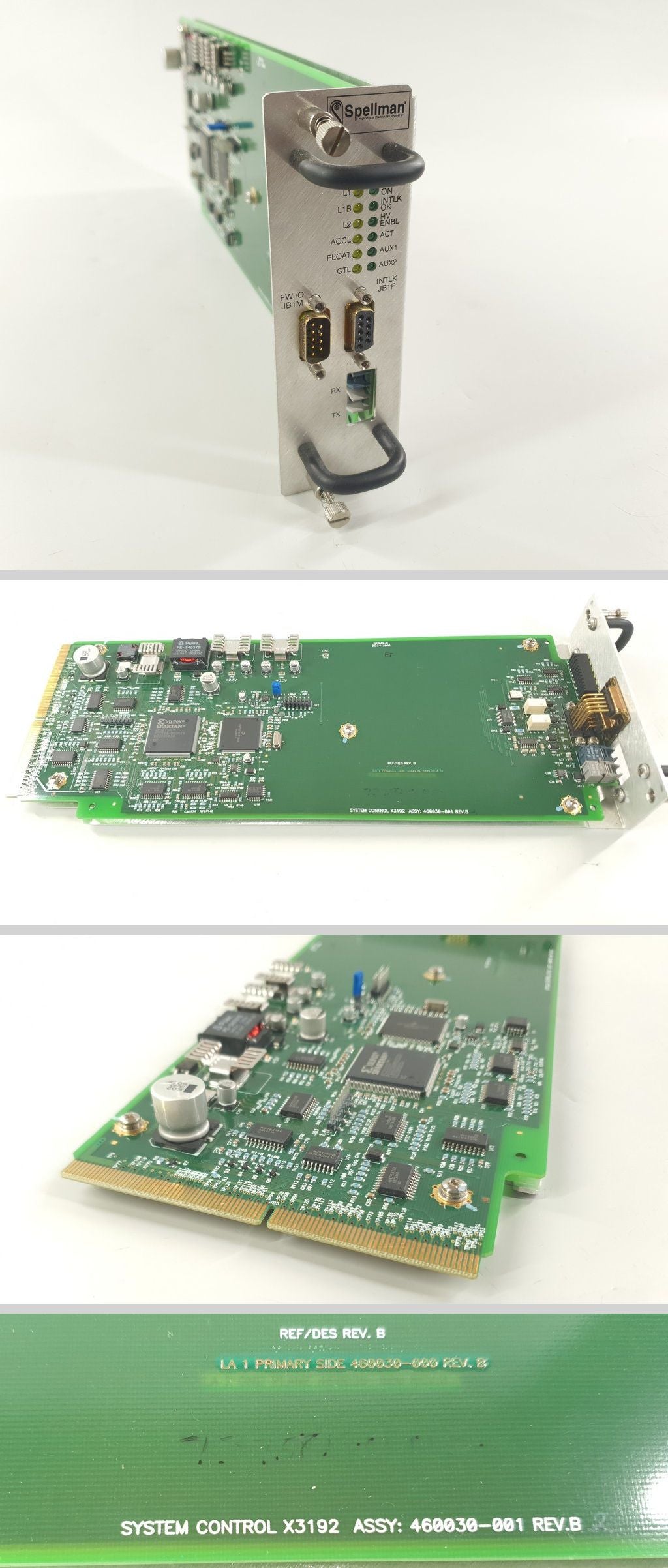 LK1931 System Control Spellman X3192 460030-001 Rev B