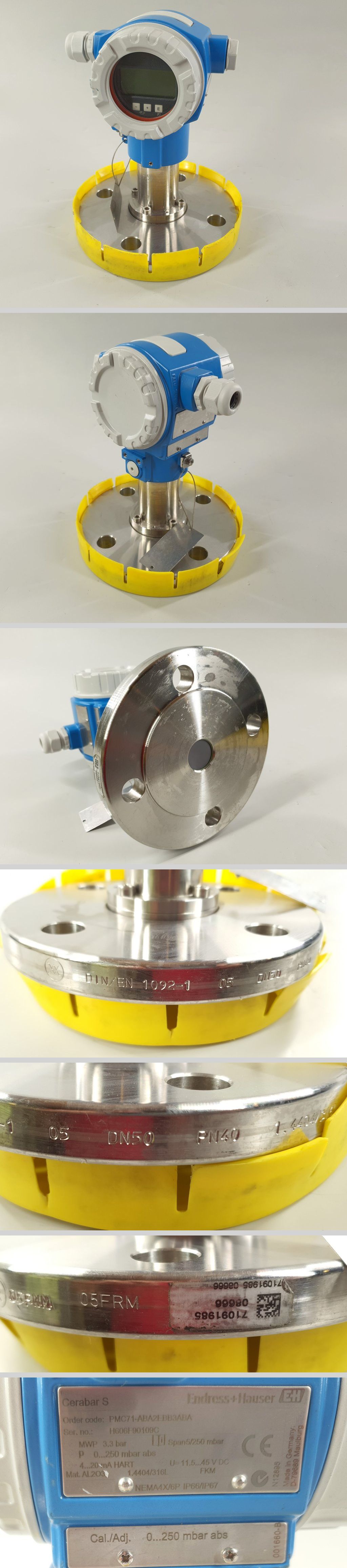 LK1940 Drucktransmitter Endress Hauser PMC71-ABA2EBB3ABA 0-250mbar	