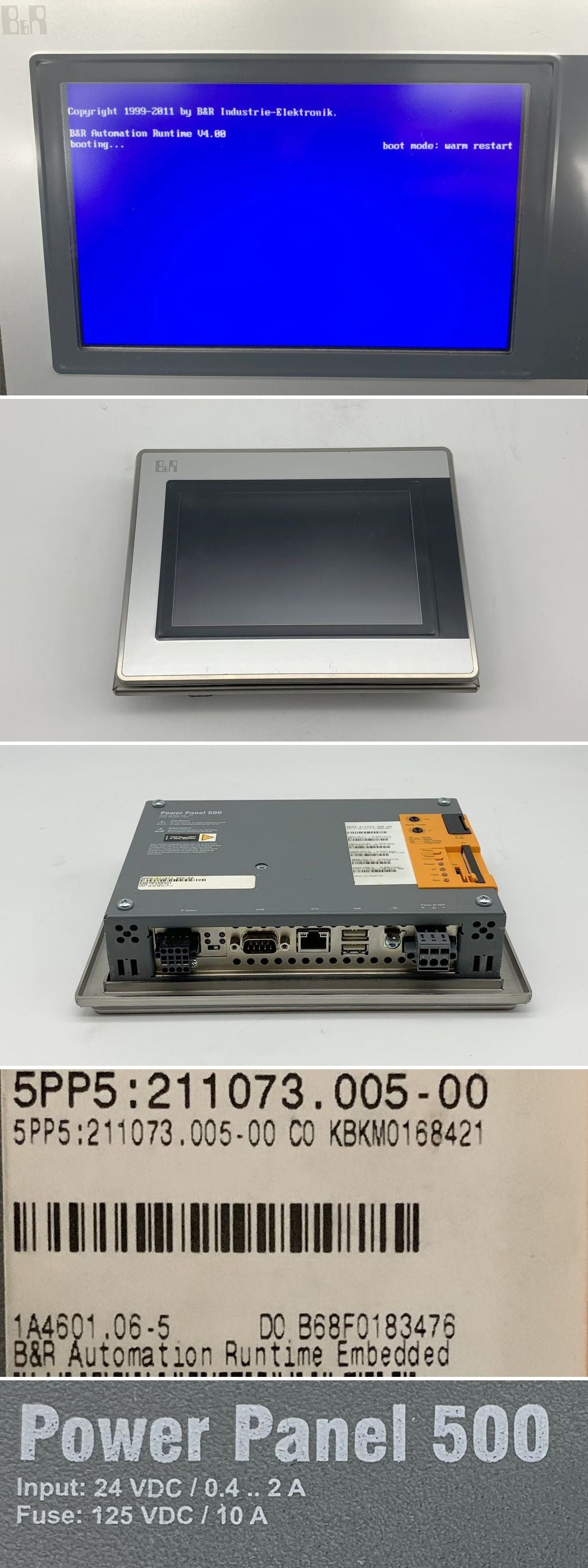 LK1967 Bedienpanel B&R Power Panel 500 5PP5:211073.005-00	