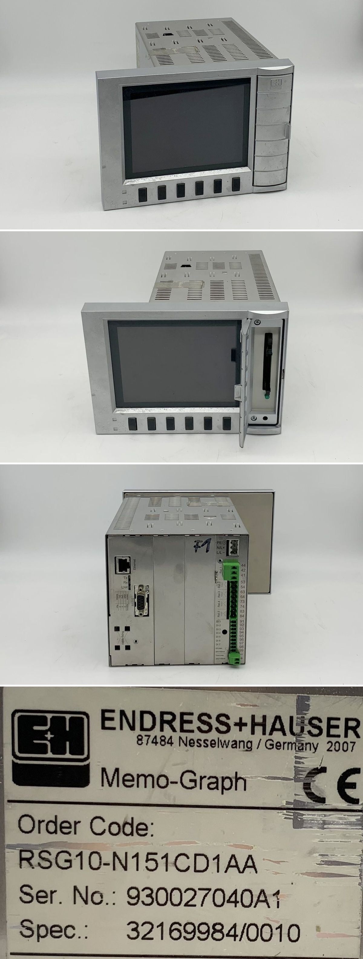 LK2057 Memograph Endress Hauser RSG10-N151CD1AA	