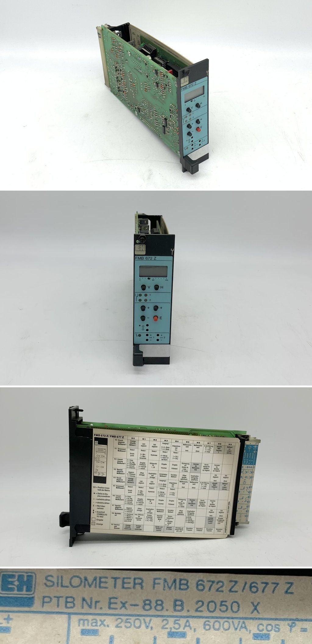 LK2059 Endress Hauser FMB 672 Z/677 Z Ex-88.B.2050 X	