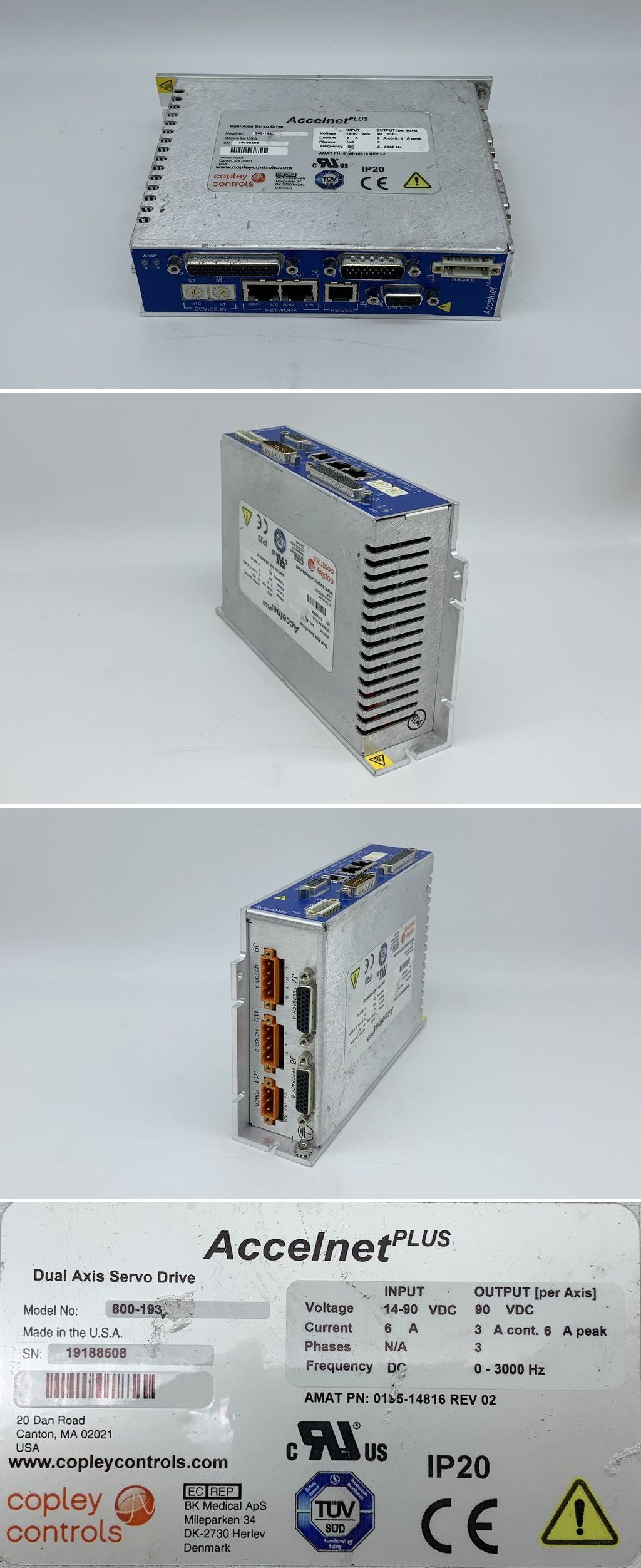 LK2135 Servoregler Copley Controls Accelnet 800-193	