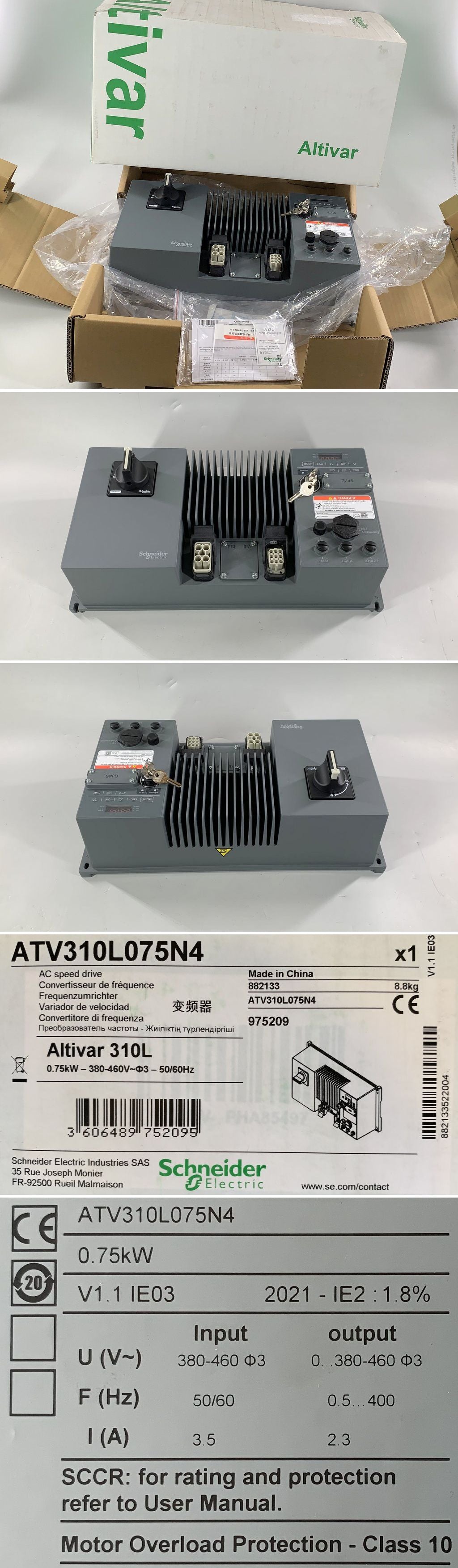 LK2156 Frequenzumrichter Schneider Electric ATV310L075N4 Altivar 310L	