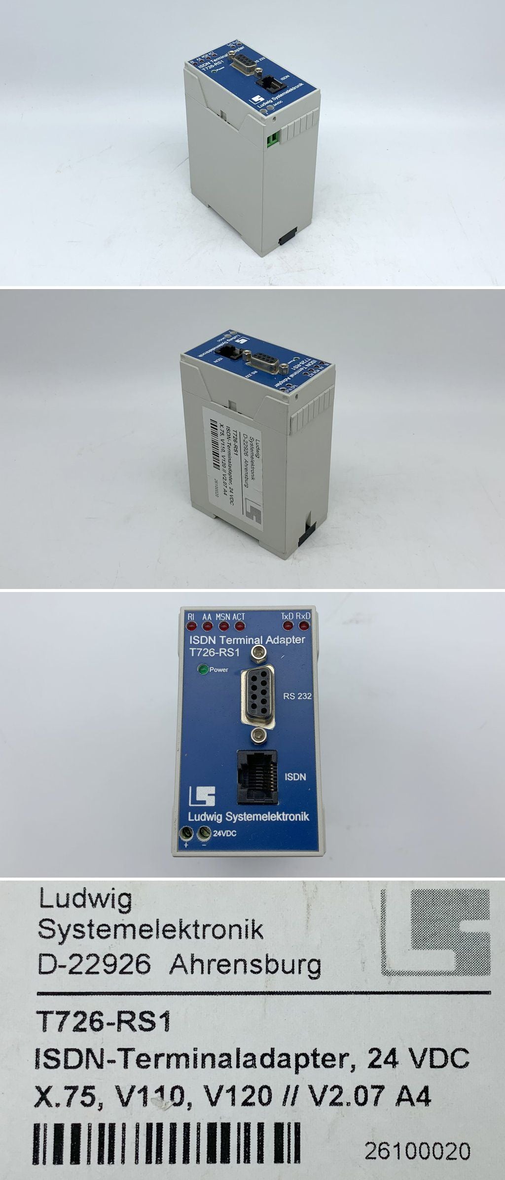 LK2320 ISDN Terminaladapter Ludwig T726-RS1	