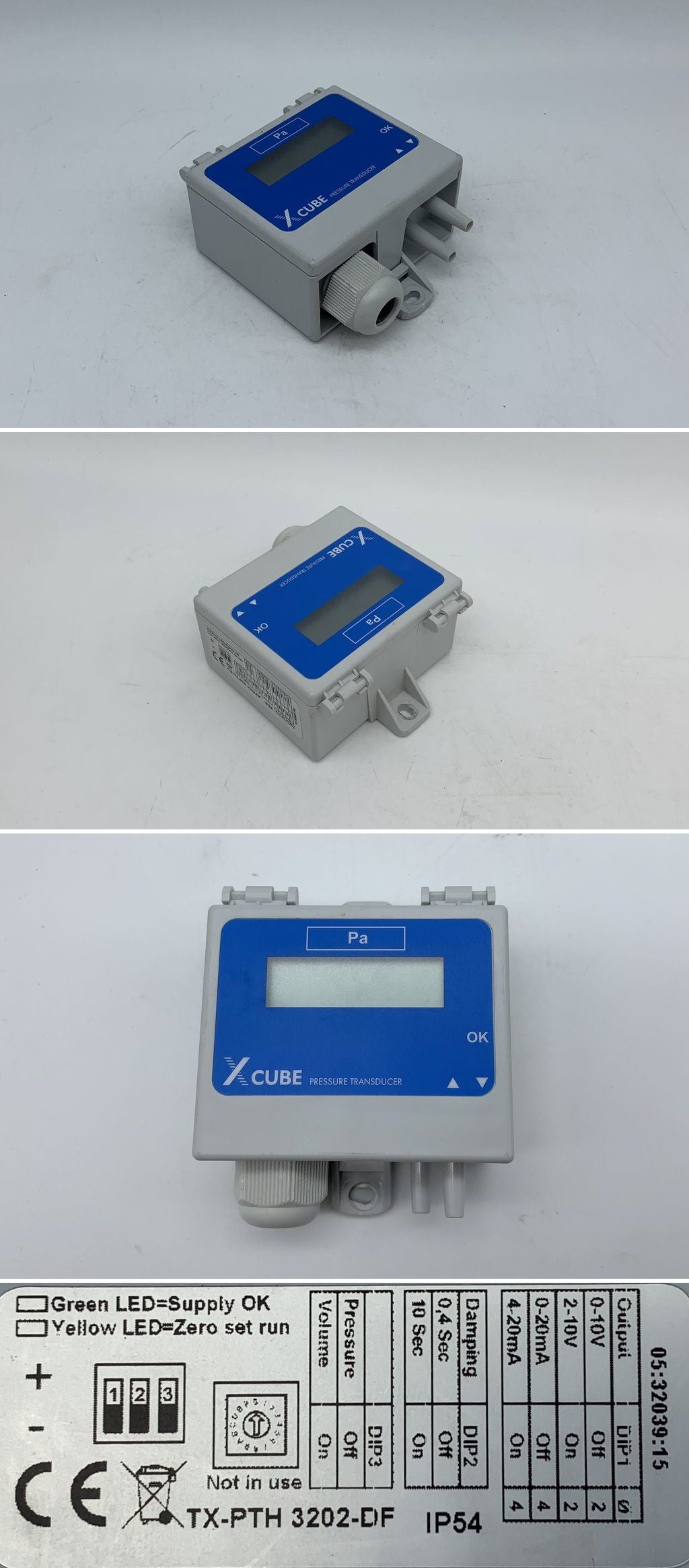 LK2332 Druckwandler Trox XCube TX-PTH 3202-DF 05:32039:15	