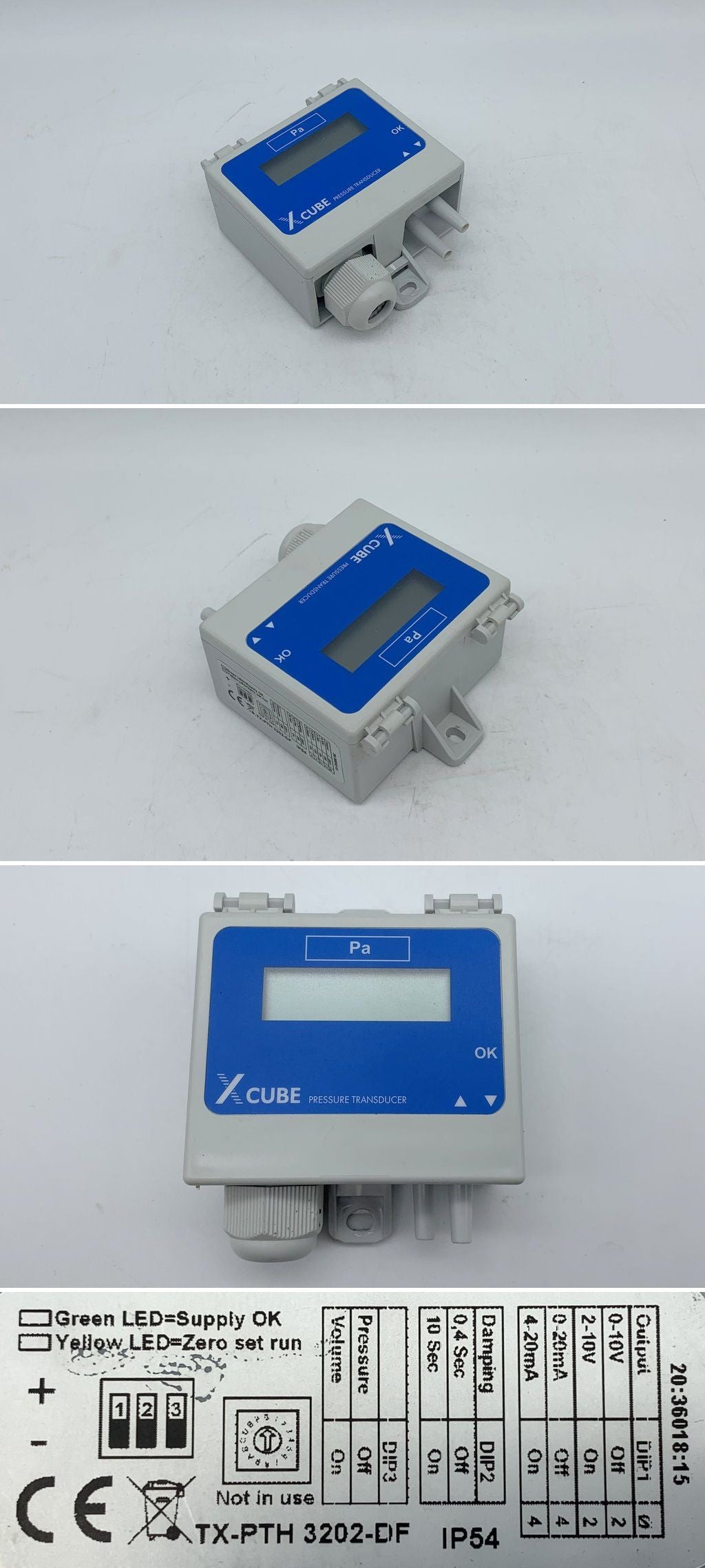 LK2333 Druckwandler Trox XCube TX-PTH 3202-DF 20:36018:15	