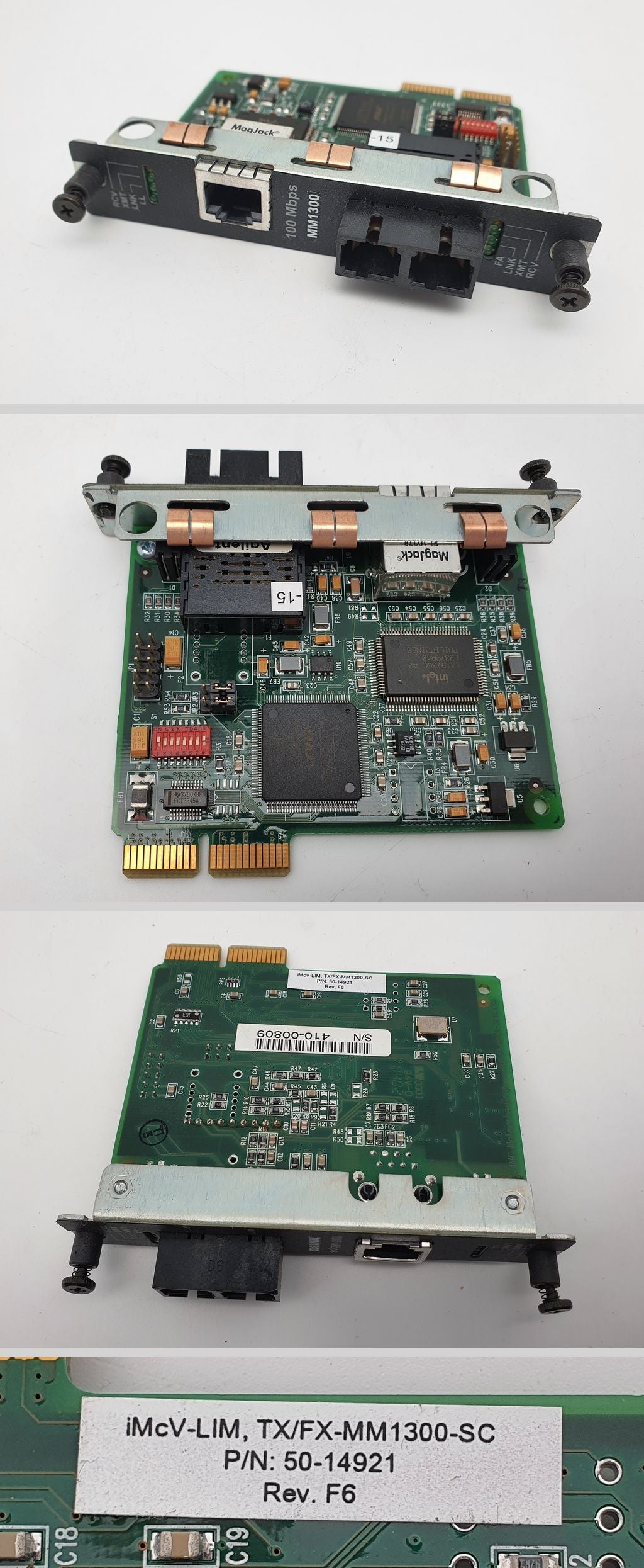 LK2364 Platine IMC Networks PWB 50-20320-30 iMcV-LIM TX/FX-MM1300-SC