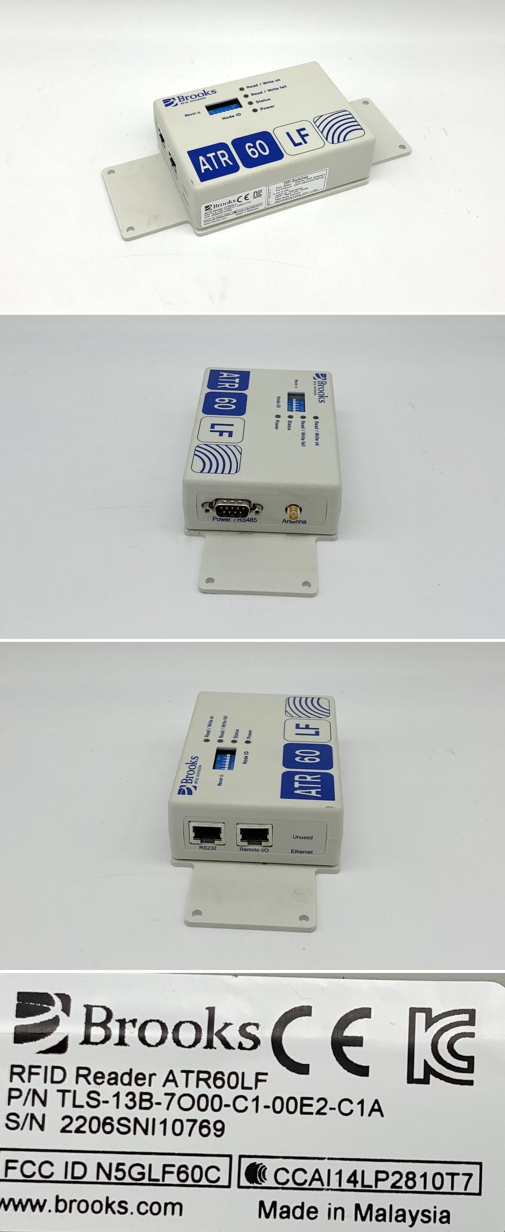 LK2445 DIP-Switches Brooks RFID Reader ATR60LF TLS-13B-7O00-C1-00E2-C1A