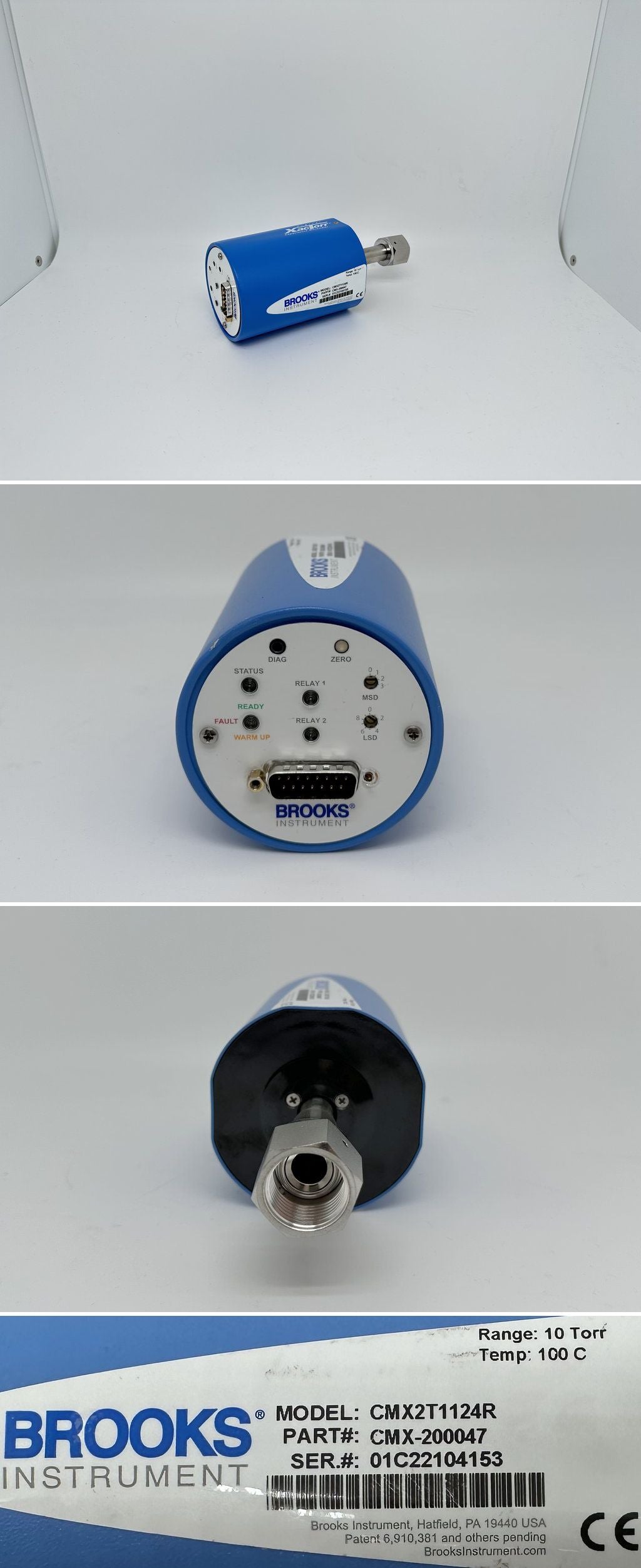 LK2515 Digital Capacitance Manometer Brooks Instrument CMX2T1124R