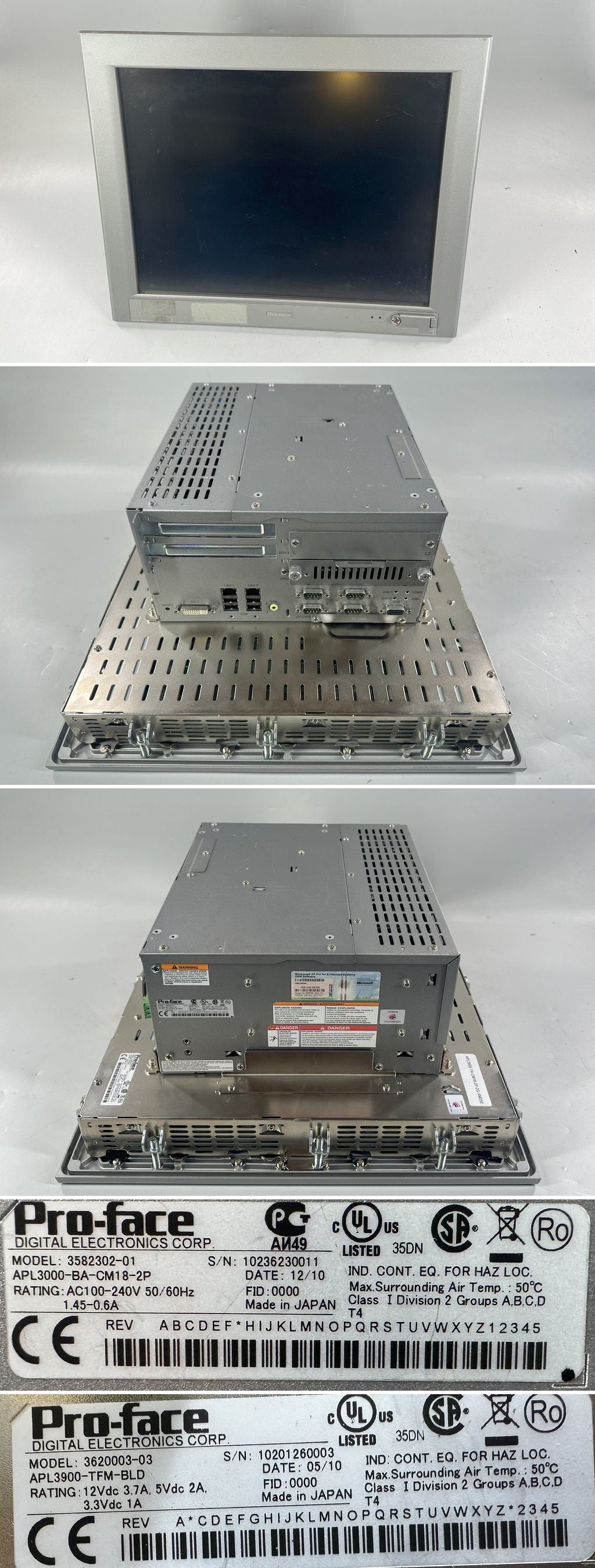 LK2546 PC-Terminal Pro-face 3620003-03 APL3900-TFM-BLD 3582302-01