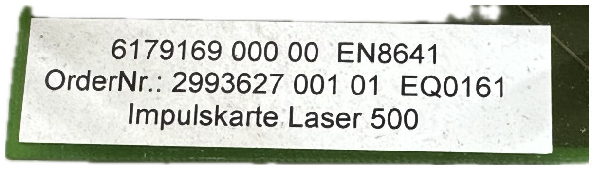 LK2757 Impulskarte Laser 500 Hauni L52597.1a 617916900000 2993627_3