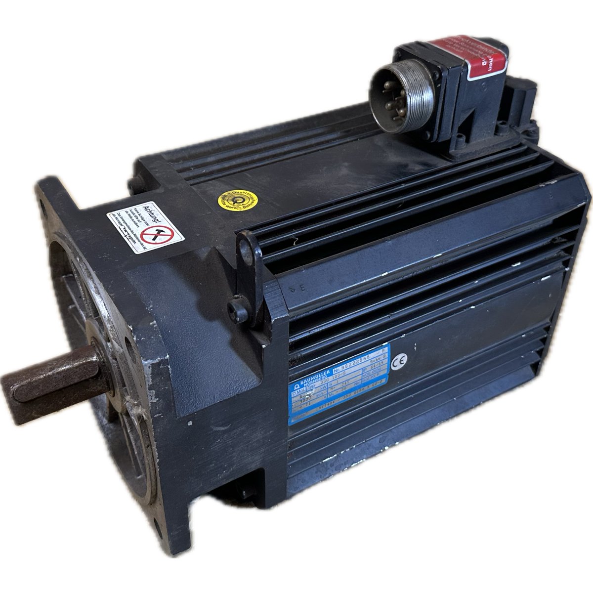 LK2866 Elektromotor Servomotor Baumüller DSG 100-S 32mm Welle 6,1KW 36Nm