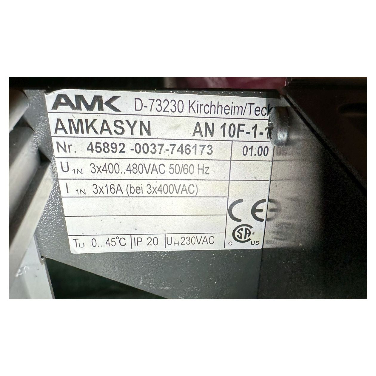 LK3079 Netzmodul Power Supply AMK Amkasyn AN 10F-1-1 1.00_5