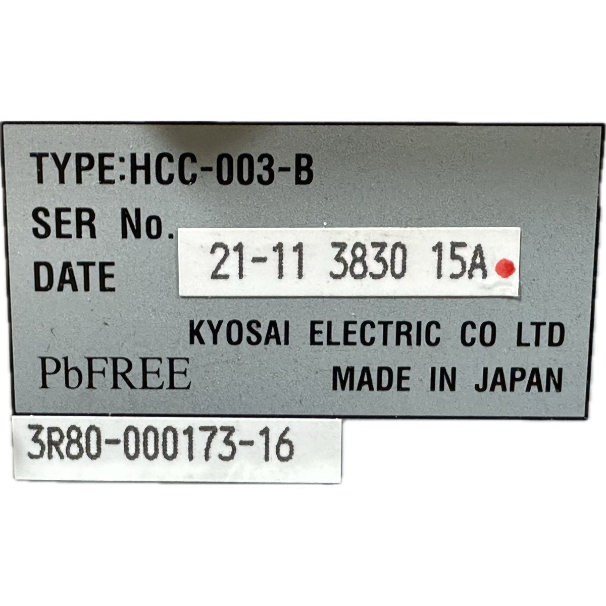 KYOSAI HCC-003-A-4