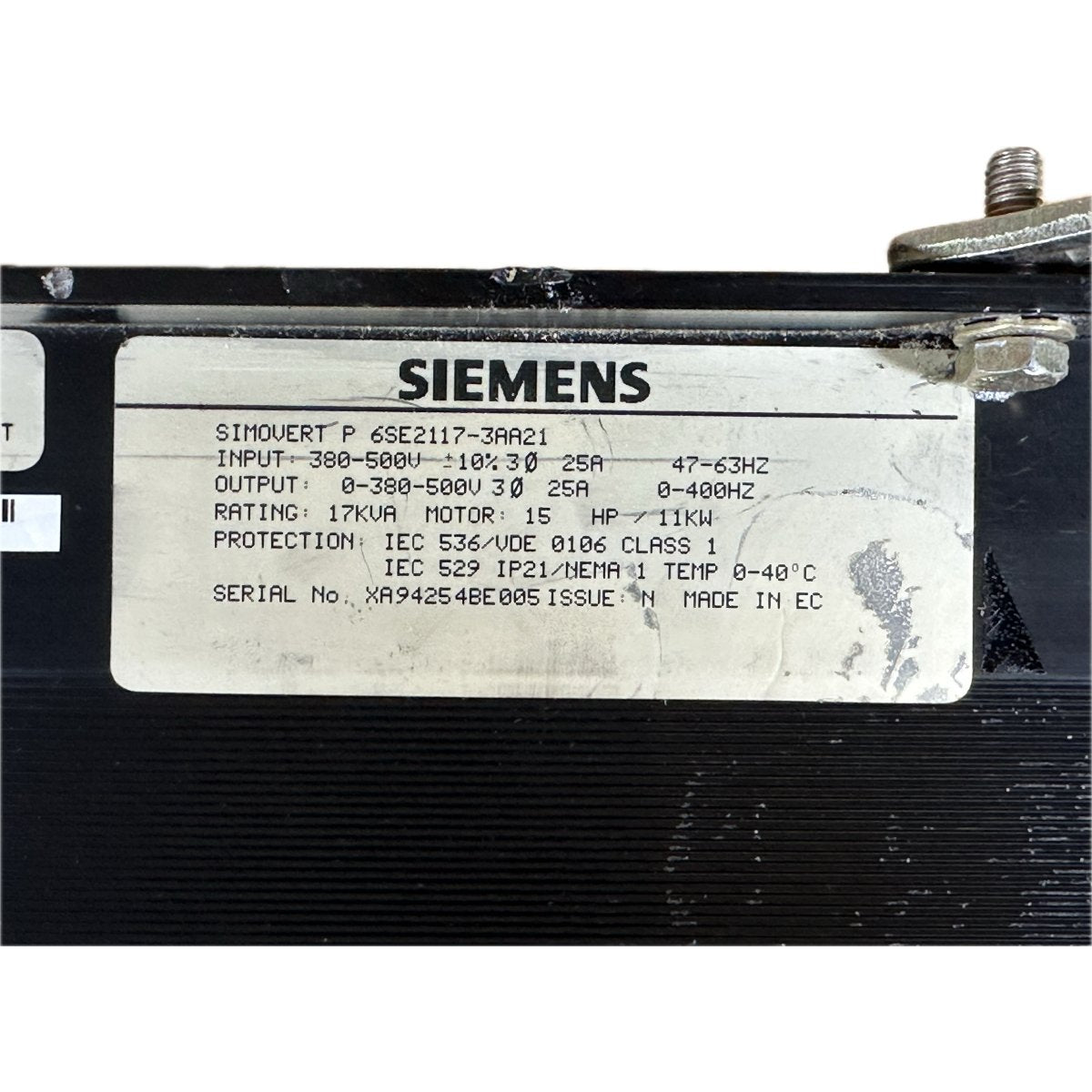 Siemens 6SE2117-3AA21-4